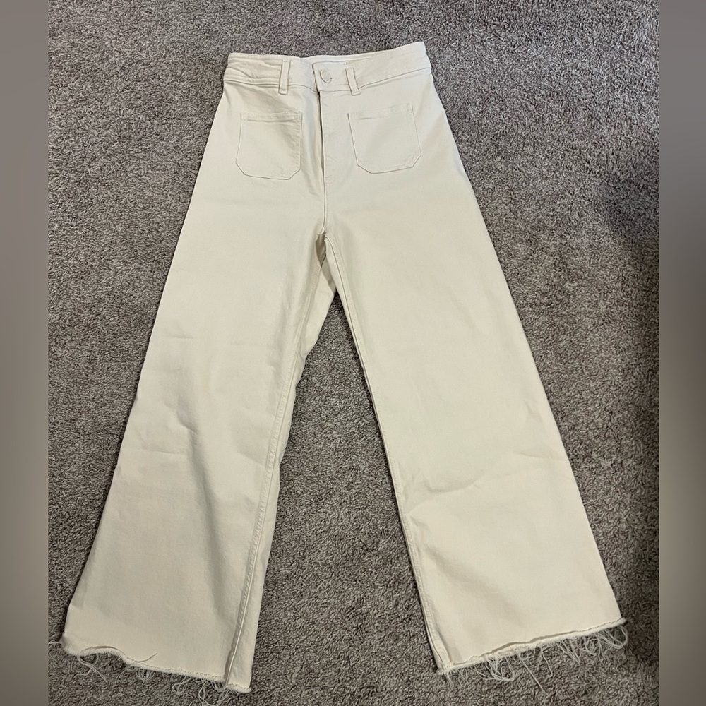 Zara marine straight leg jeans